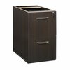 Mayline Pedestal, Aberdeen, 26"D, F/F, Mocha AFF26LDC